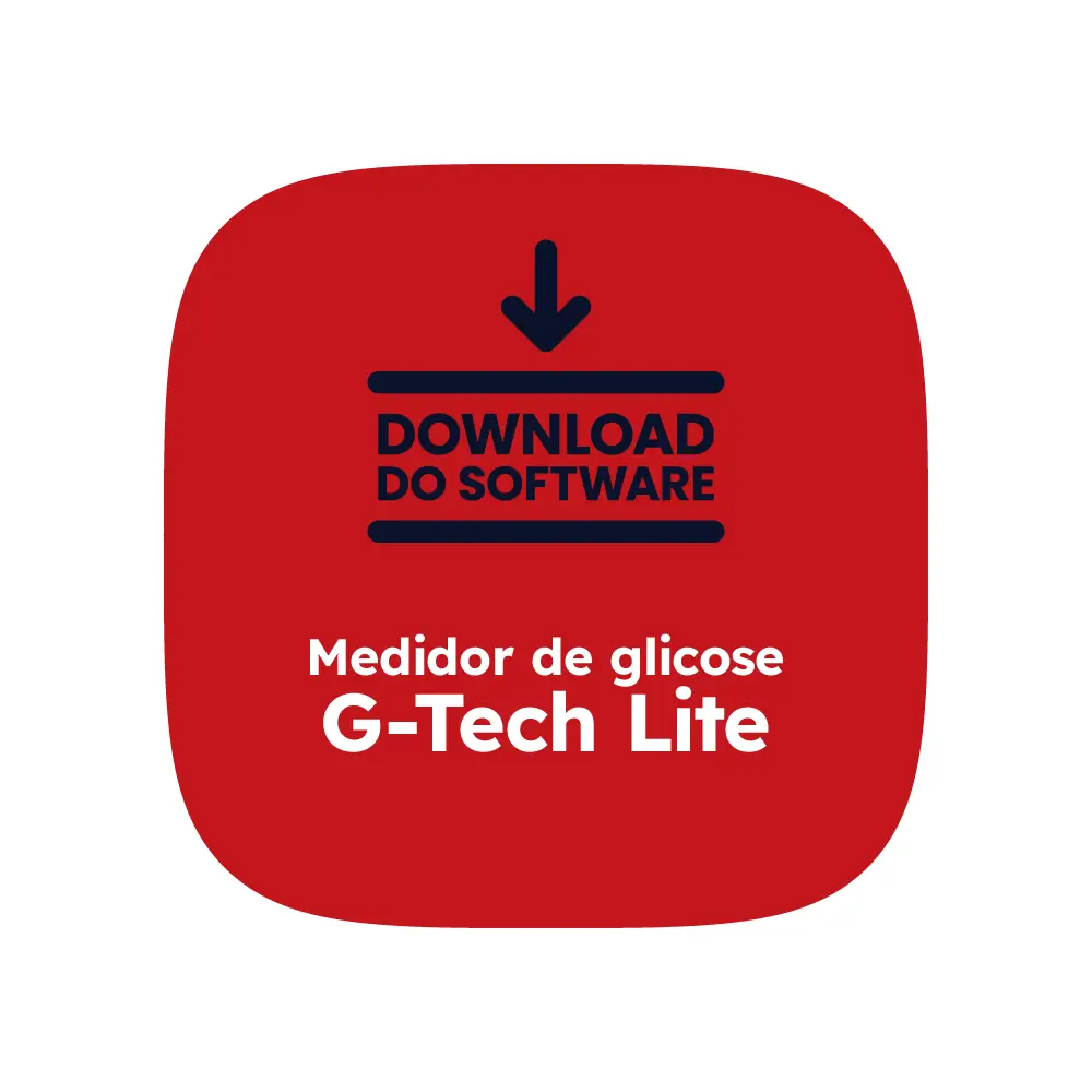 Faça o download do software do Medidor de glicose G-Tech Lite